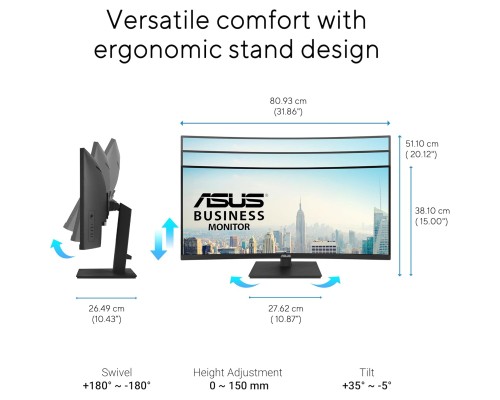 Монітор ASUS VA34VCPSR