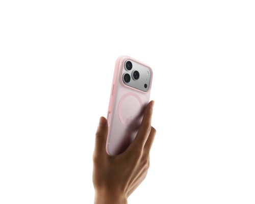 Чохол до мобільного телефона Belkin Magnetic Protective Grip iPhone 17 Pro Pink (MSA035HQPK)