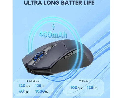 Мишка Redragon M917GB ST4R Pro Wireless/Bluetooth Black (72209)