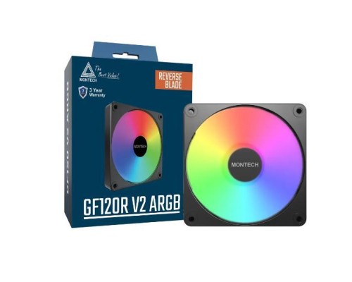 Кулер до корпусу MONTECH GF120R V2 ARGB PWM (B)