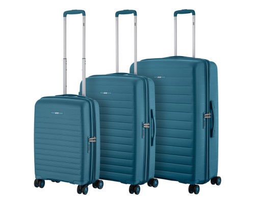 Набір валіз 2E Aero (L+M+S), сині (2E-SPP-AERO-SET3-TB)