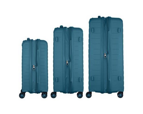 Набір валіз 2E Aero (L+M+S), сині (2E-SPP-AERO-SET3-TB)
