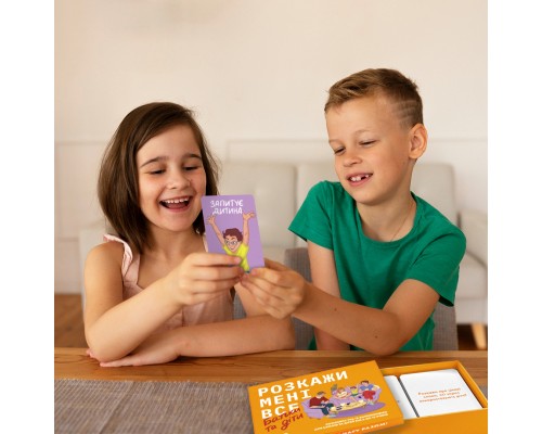 Настільна гра Orner Розмовна гра Розкажи мені все. Батьки та діти (укр.) (2104)