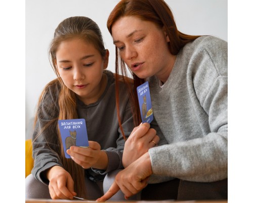 Настільна гра Orner Розмовна гра Розкажи мені все. Батьки та діти (укр.) (2104)