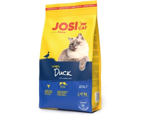 Сухий корм для кішок Josera JosiCat Crispy Duck 1.9 кг (4032254774907)