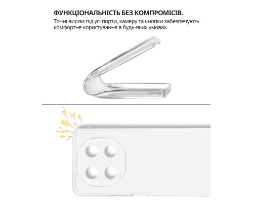 Чохол до мобільного телефона BeCover Silicone Blackview Shark 6 Transparent (714759)