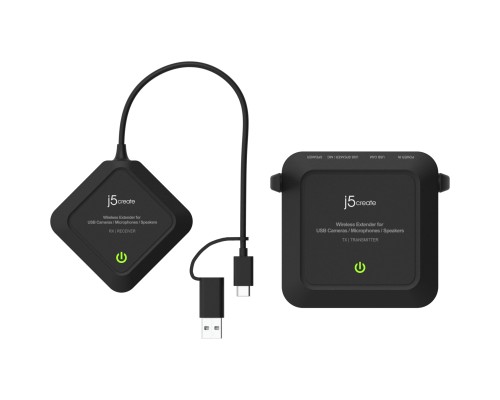 Адаптер extender 25m WIFI 2xUSB-A + USB-C + 3.5mm J5create (JVW120-N)
