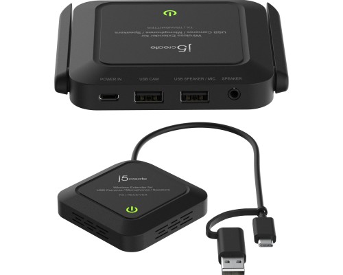 Адаптер extender 25m WIFI 2xUSB-A + USB-C + 3.5mm J5create (JVW120-N)