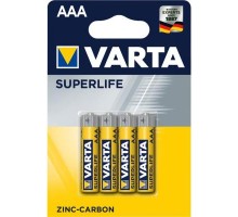Батарейка Varta SUPERLIFE Zinc-Carbon R03 * 4 (02003101414) 