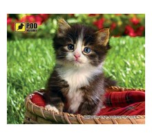 Килимок для мишки Pod Mishkou Кошеня у кошику