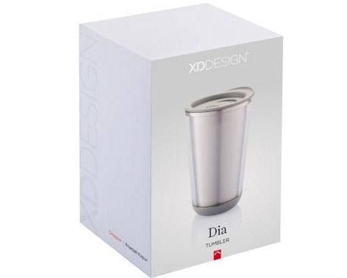 Термокружка XD Modo Dia tumbler 350 мл серый (P432.052)