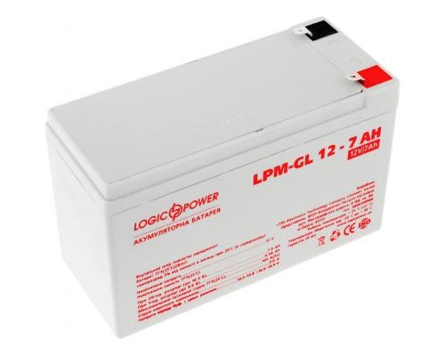 Батарея до ДБЖ LogicPower LPM-GL 12В 7Ач (6560) Батарея до ДБЖ LogicPower LPM-GL 12В 7Ач (6560)
