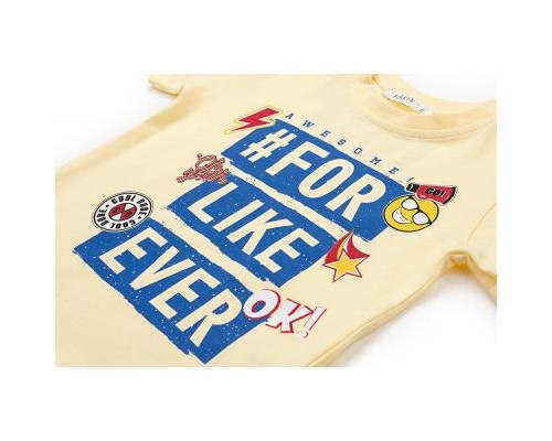 Футболка дитяча Breeze зі смайлом (10945-110B-yellow)