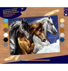 Набір для творчості Sequin Art PAINTING BY NUMBERS SENIOR Wild Horses (SA1040)