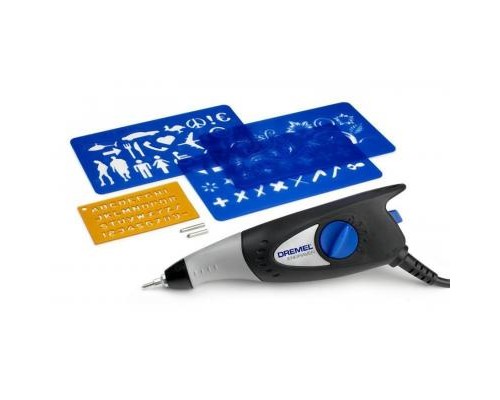 Гравер Dremel 290-3/4 Engraver + 3 насадки и 4 трафарета (F.013.029.0JP)