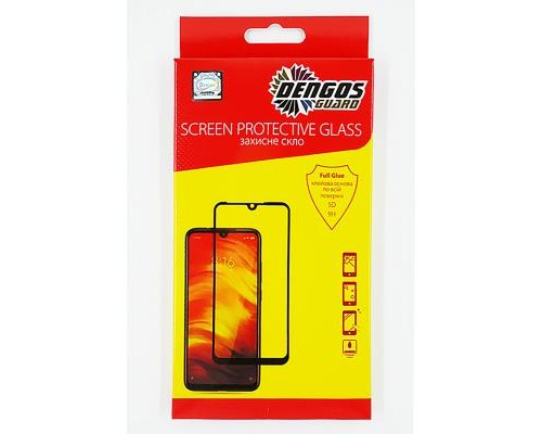 Скло захисне Dengos Full Glue для OPPO A5s (black) (TGFG-92)
