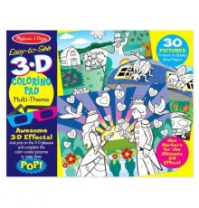 Набір для творчості Melissa&Doug 3D розмальовка по точках для дівчаток (MD9963)