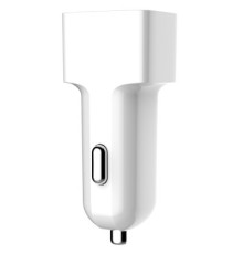 Зарядний пристрій ColorWay 2USB AUTO ID 2.4A (12W) white (CW-CHA009-WT)