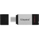 USB флеш накопичувач Kingston 128GB DataTraveler 80 USB 3.2/Type-C (DT80/128GB)