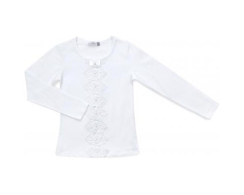 Кофта дитяча Matilda з мереживом (6689-140G-white)