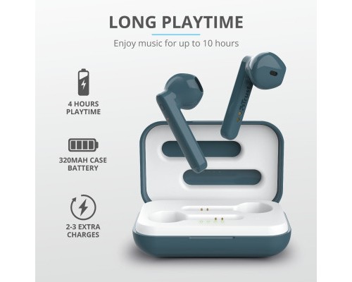 Навушники Trust Primo Touch True Wireless Mic Blue (23780)