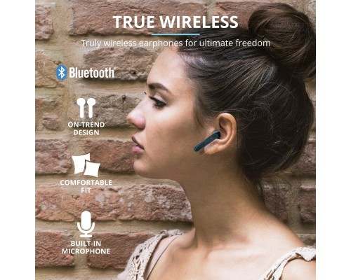 Навушники Trust Primo Touch True Wireless Mic Blue (23780)