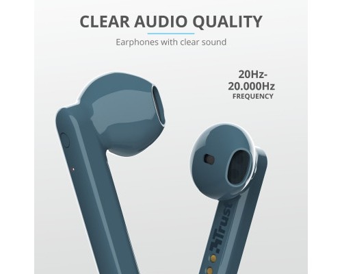 Навушники Trust Primo Touch True Wireless Mic Blue (23780)
