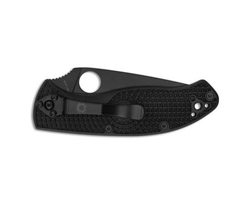 Ніж Spyderco Tenacious Black Blade Lightweight полусеррейтор (C122PSBBK)