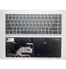 Клавіатура ноутбука HP ProBook 430/440/445 G5 черн,серебр,подсв (A46133)