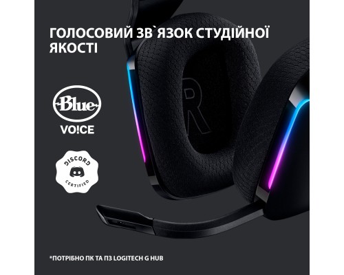 Навушники Logitech G733 Lightspeed Wireless RGB Gaming Headset Black (981-000864)