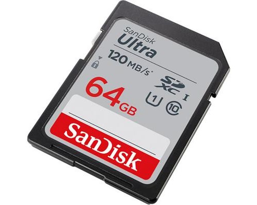 Карта пам'яті SanDisk 64GB SDXC class 10 Ultra (SDSDUN4-064G-GN6IN)