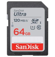Карта пам'яті SanDisk 64GB SDXC class 10 Ultra (SDSDUN4-064G-GN6IN)