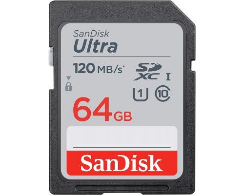 Карта пам'яті SanDisk 64GB SDXC class 10 Ultra (SDSDUN4-064G-GN6IN)