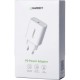 Зарядний пристрій Ugreen CD137 Type-C PD 20W Charger (White) (60450)