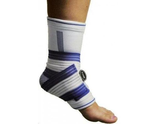 Фіксатор гомілкостопа Power System Ankle Support Pro Blue/White L/XL (PS-6009_L/XL_White-Blue) Фіксатор гомілкостопа Power System Ankle Support Pro Blue/White L/XL (PS-6009_L/XL_White-Blue)