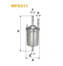Фільтр паливний Wixfiltron WF8311
