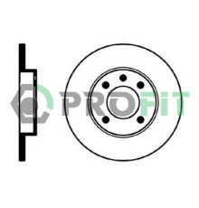 Гальмівний диск Profit 5010-0103