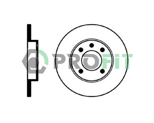 Гальмівний диск Profit 5010-0103