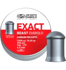 Пульки JSB Diabolo Exact Beast 4,52 мм, 1,05 г, 250 шт/уп (546279-250)