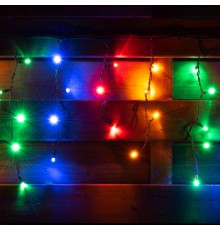 Гірлянда YES! Fun штора LED вулична 80 ламп, IP65, багатобарвна (801168)