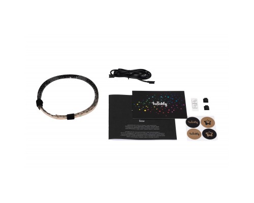 Гірлянда Twinkly Smart LED Line RGB, підсвічування плюс 1,5м, Gen II, IP20, к (TWL100ADP-B)