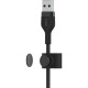 Дата кабель USB 2.0 AM to Lightning 1.0m BRAIDED SILICONE black Belkin (CAA010BT1MBK)