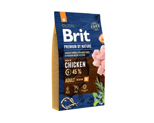 Сухий корм для собак Brit Premium Dog Adult M 8 кг (8595602526369) Сухий корм для собак Brit Premium Dog Adult M 8 кг (8595602526369)