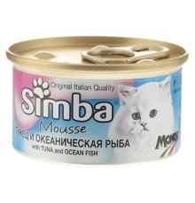 Консерви для котів Simba Cat Wet тунець і океанічна риба 85 г (8009470009423)