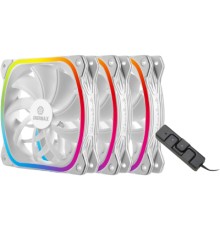 Кулер до корпусу Enermax SQUA RGB WHITE 3x 120 mm (3 PACK) (UCSQARGB12P-W-BP3)