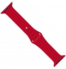 Ремінець до смарт-годинника Intaleo Silicone для Apple Watch 38/40 mm red (1283126494321)