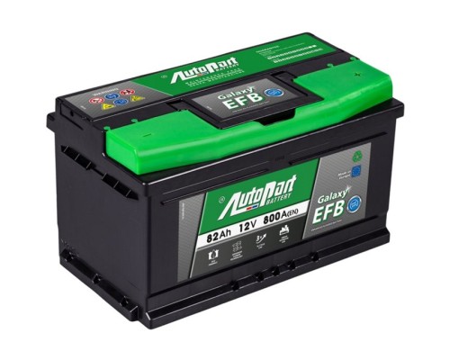 Акумулятор автомобільний AutoPart 82 Ah/12V Autopart Galaxy EFB_Start-Stop (ARL082-EFB)