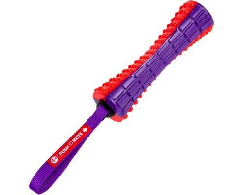 Іграшка для собак GiGwi Push to mute Палка з вимикною пискавкою 17 см (75323)