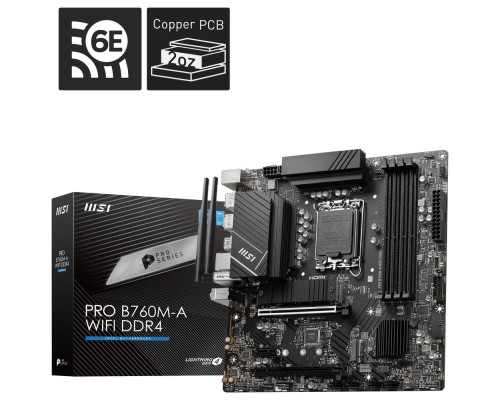 Материнська плата MSI PRO B760M-A WIFI DDR4