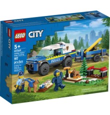 Конструктор LEGO City Мобільний майданчик для дресування поліцейських собак 197 деталей (60369)